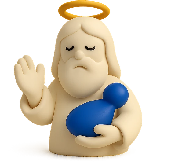 Illustration of the literal translation: May God have mercy!
