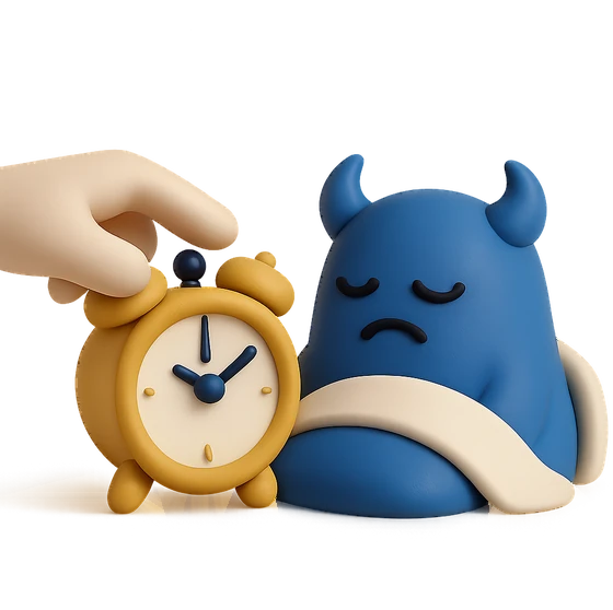 Illustration of the literal translation: Don't wake trouble while it is quiet.
